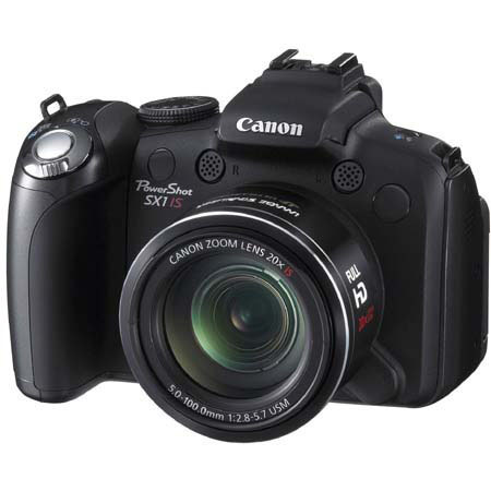 Canon PowerShot SX1 IS Digital Camera Bundle, 8GB Card
