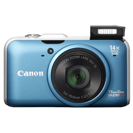 Canon PowerShot SX230 HS Digital Camera, Blue