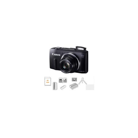Canon PowerShot SX280 HS Digital Camera, Black - Bundle C (See Details)