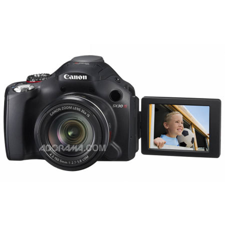 USED Canon PowerShot SX30 IS, Digital Camera, 14.1 Megapixel, 35x