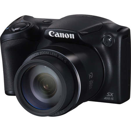 Canon PowerShot SX400 IS Digital Camera-Black