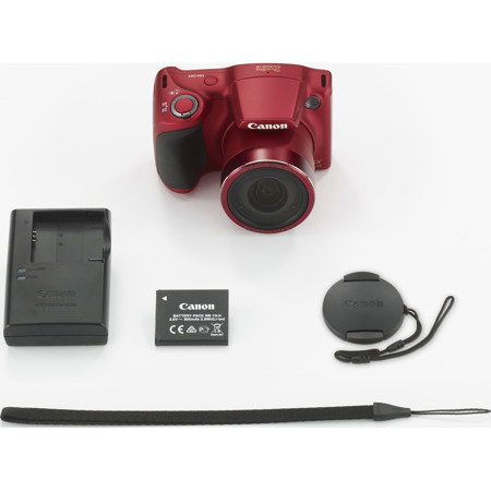 Canon PowerShot SX400 IS Digital Camera, Red