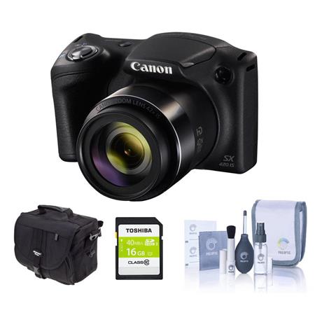 Canon PowerShot SX420 Digital Camera and Free Accessories, Black 1068C001 A