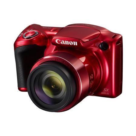 Canon PowerShot SX420 Digital Camera and Free Accessories, Red