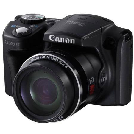 Canon PowerShot SX500 IS Camera, Bundle w/Lowepro Rezo TLZ-10 Holster,8gb Card