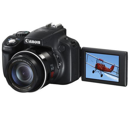 Canon PowerShot SX50 HS Digital Camera, Black
