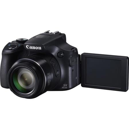 Canon PowerShot SX60 HS Digital Camera, Black