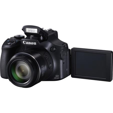 Canon PowerShot SX60 HS Digital Camera, Black