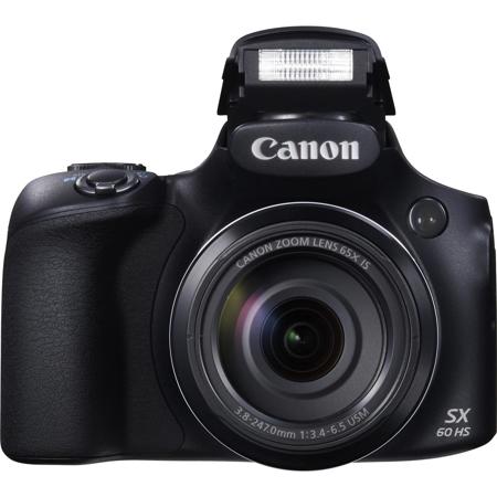 Canon PowerShot SX60 HS Digital Camera, Black