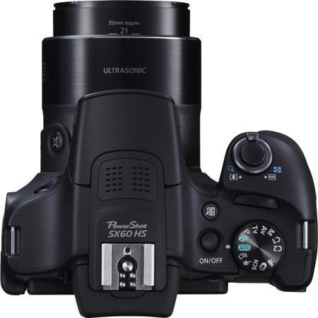 Canon PowerShot SX60 HS Digital Camera, Black