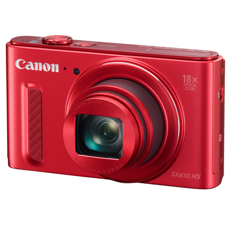 Canon PowerShot SX610 HS Digital Camera, Red
