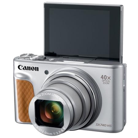 Canon PowerShot SX740 HS Digital Camera, Silver 2956C001 - Adorama
