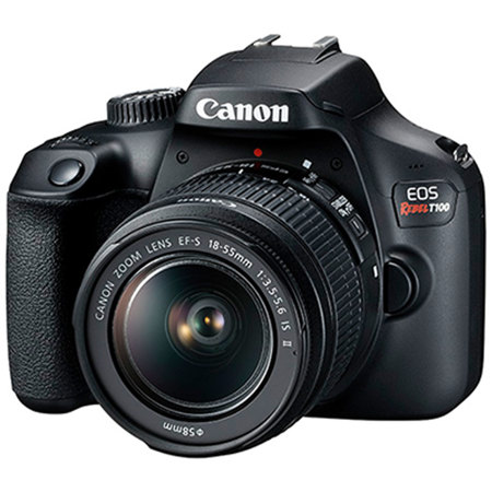 Canon EOS Rebel T100 DSLR Camera with EF-S 18-55mm Lens
