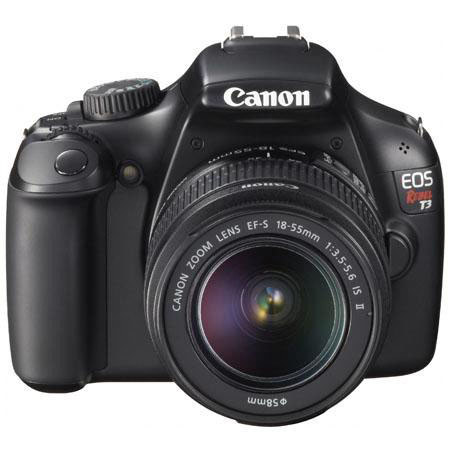 Canon EOS Rebel T3 Camera, w/EF-S 18-55mm f/3.5-5.6 IS Lens Bundle SF