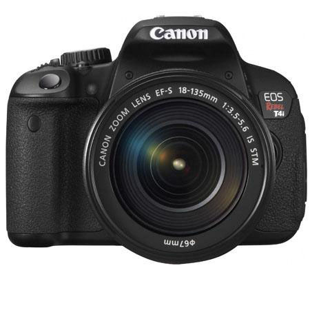 Canon EOS Rebel T4i Camera w/EF-S 18-135mm f/3.5-5.6 IS, Bundle w/EF-S 55-250mm