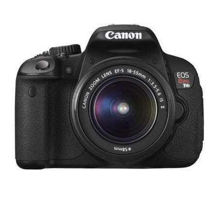 Canon EOS Rebel T4i Camera w/ Canon EF-S 18-55mm f/3.5-5.6 IS II Lens -Bundle-