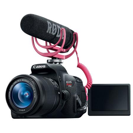 Canon EOS Rebel T5i DSLR with 18-55mm STM Lens and Audio Kit