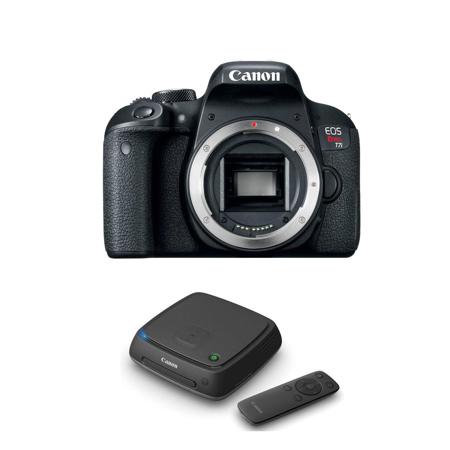 Canon EOS Rebel T7i DSLR Camera Body - With Canon Connect Station CS100