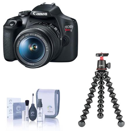 Canon EOS Rebel T7 24.1MP DSLR Camera with EF-S 18-55mm f/3.5-5.6 Lens W/Joby