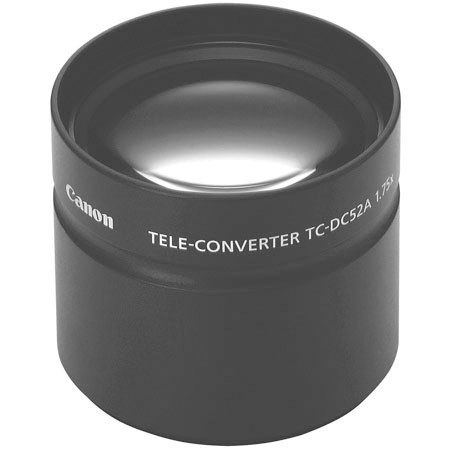 Canon TC-DC52A, 1.75x Tele Conversion Lens for the PowerShot A75, A80, A85 , A95 , A530 and A540 Digital Cameras.