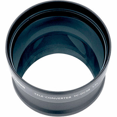 Canon TC-DC58, 1.5x Tele Conversion Lens for the PowerShot G-1 & G-2 Digital Cameras, Requires the LADC58 Lens Adapter.