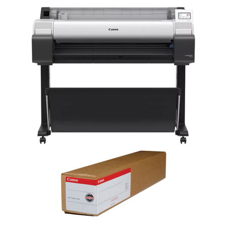 Canon imagePROGRAF TM-340 36" Wireless Color Inkjet Printer with 36"x150' Paper
