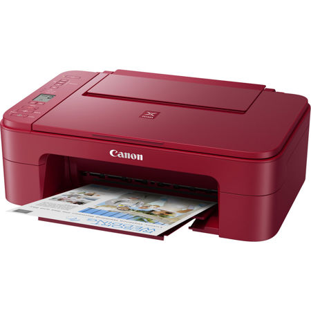 Canon PIXMA TS3320 Wireless Office All-In-One Printer, Red