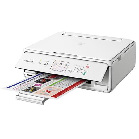 Canon PIXMA TS5020 Wireless All-in-One Printer, Print, Copy, Scan - White