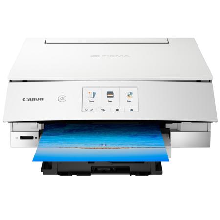 Canon PIXMA TS8220 Wireless Office All-In-One Printer, White