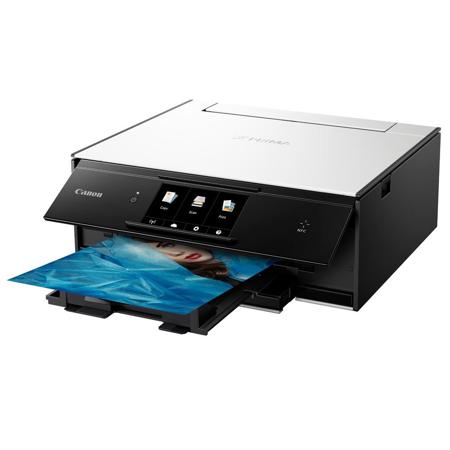 Canon PIXMA TS9020 Wireless All-in-One Printer, Print, Copy, Scan - White
