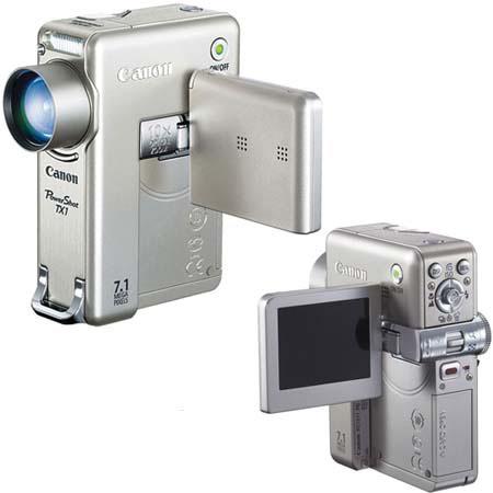 Canon Powershot TX1 Digital Camera, 7.1 Megapixel, 10x Optical Zoom, 4x  Digital Zoom, 1.8