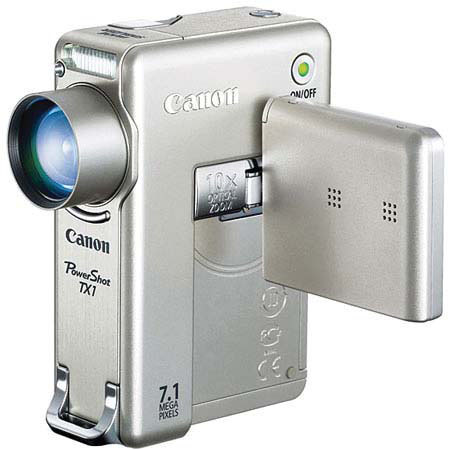 Canon Powershot TX1 Digital Camera, 7.1 Megapixel, 10x Optical