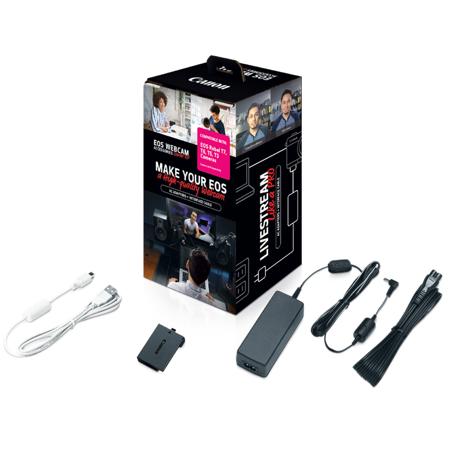 Canon Webcam Accessories Starter Kit for EOS Rebel T7, T6, T5, T3 Camera