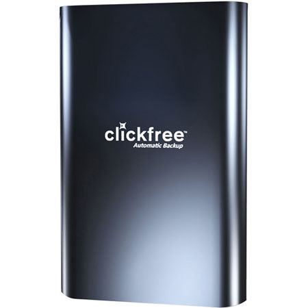 Clickfree 500GB C2N Network Ready Backup Drive, Black