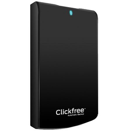 Clickfree 500GB C6 Easy Imaging Portable BackupDrive,Bk