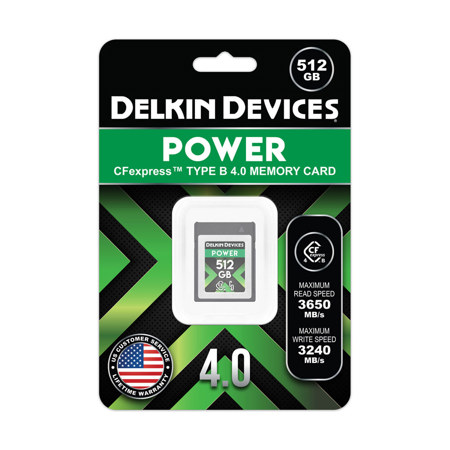 Delkin Devices POWER 4.0 512GB CFexpress Type-B Memory Card DCFX4P512