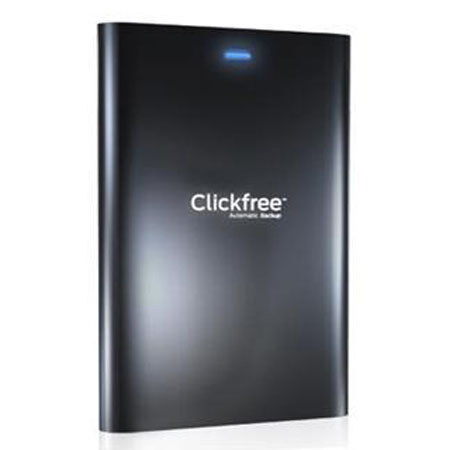 Clickfree C2 1TB 2.5" HD External Hard Drive, USB 3.0