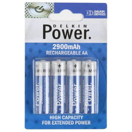 Delkin Devices 2900mAh AA Rechargeable Batteries - 4 Pack