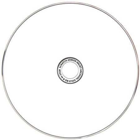 Delkin Devices 6x BD-R Gold Blu-ray Printable Disc, 10 Pack