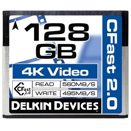 Delkin Devices 128GB Cinema CFast 2.0 Memory Card