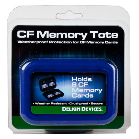 Delkin Devices Weather Resistant CF Memory Card Tote - Holds 8 Cards