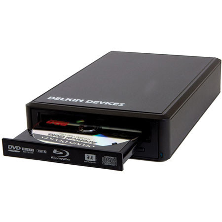 Delkin Devices External USB 2.0 8x Blu-ray Drive, Read/Write