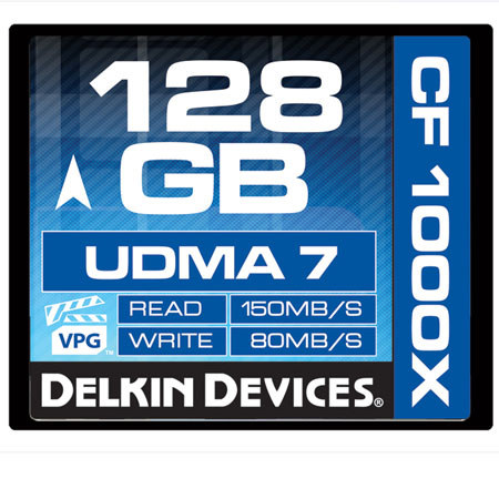 Delkin Devices 128GB UDMA 7 CF Memory Card