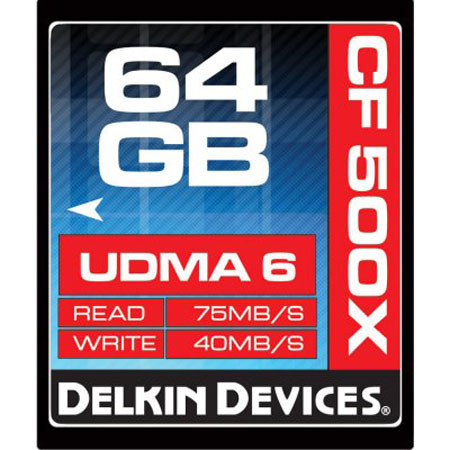 Delkin Devices 64GB UDMA 6 CF Memory Card