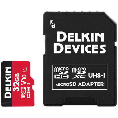 Delkin Devices Select 500X 32GB UHS-I V10 microSDHC Memory Card