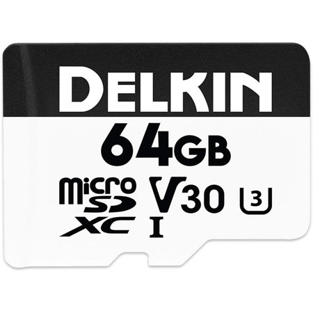 Delkin Devices Advantage 660X 64GB UHS-I Class 10 U3 V30 microSDXC Memory Card