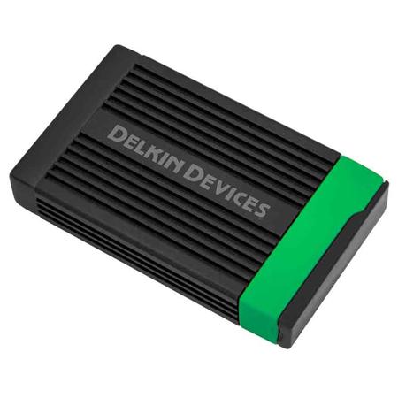 Delkin Devices USB 3.1 Gen 2 CFexpress Memory Card Reader, 10Gb/s Transfer Speed