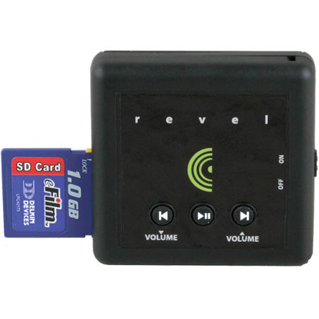 Delkin Revel MP3 PLayer & Secure Digital SD 2 GB Memory Card Combo #DDMP3SD2GB