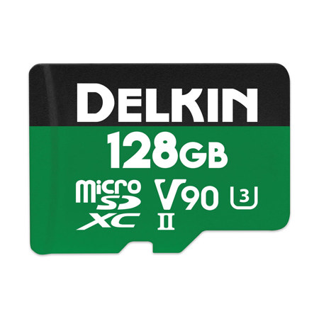 Delkin Devices POWER UHS-II V90 microSDXC Memory Card with SD Adapter
