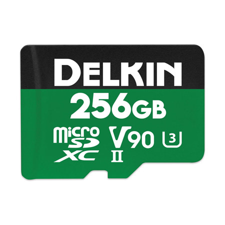 Delkin Devices POWER UHS-II V90 microSDXC Memory Card with SD Adapter